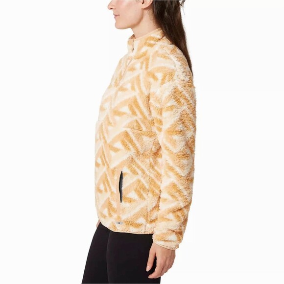 Hurley Pullover Sweater Women's XXL Orange Fleece 1/4 Snap Long Sleeve Sealed - Picture 4 of 5